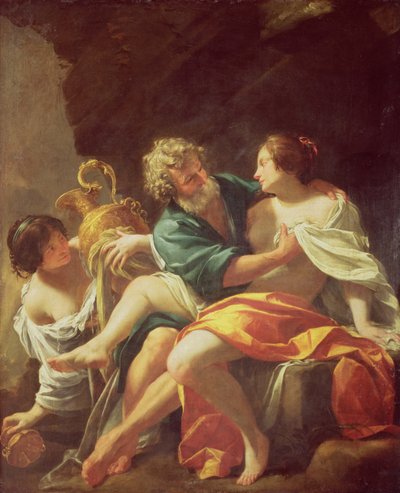 Lot und seine Töchter, ca. 1630 von Simon Vouet